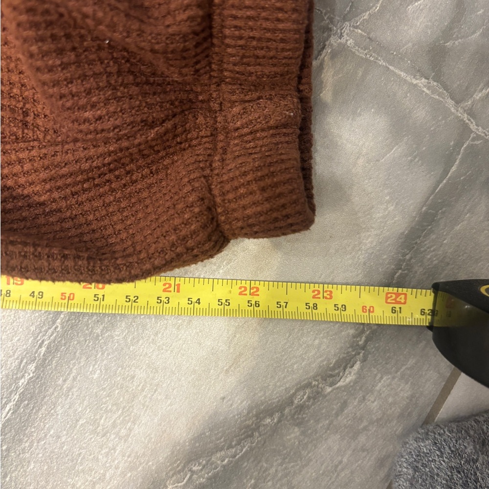 Aerie Waffle Cargo Joggers in Chocolate Brown - Picture 7 of 7